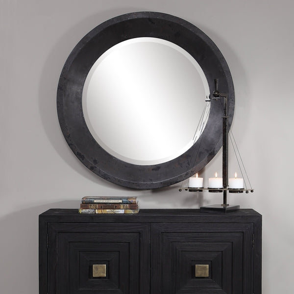 Mirror Frazier Round Industrial Mirror 
