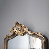 Mirror French Regency Leaning Mirror in Antique Finish 