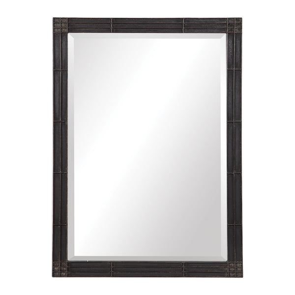 Mirror Gower Aged Black Vanity Mirror 
