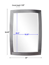 Mirror Haskill Brushed Nickel Mirror 