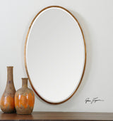 Mirror Herleva Gold Oval Mirror 