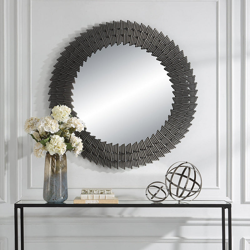 Mirror Illusion Modern Round Mirror 