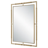 Mirror It's All Connected Rectangle Brass Mirror 