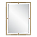Mirror It's All Connected Rectangle Brass Mirror 