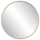 Mirror Junius Large Round Mirror // Gold 