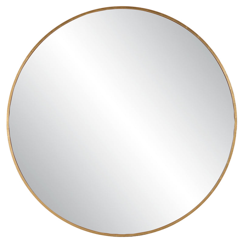 Mirror Junius Large Round Mirror // Gold 