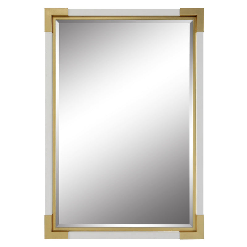 Mirror Malik White & Gold Mirror 