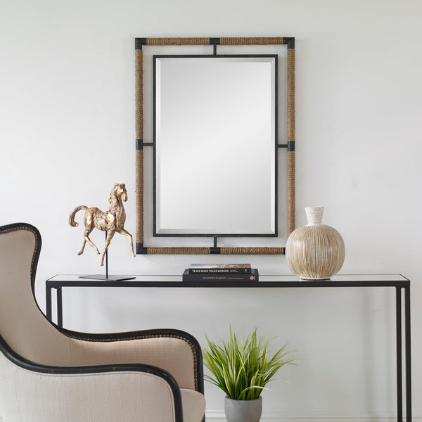 Mirror Melville Iron & Rope Mirror 