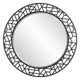 Mirror Mosaic Metal Round Mirror 