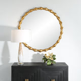 Mirror Nacala Round Gold Mirror 