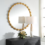 Mirror Nacala Round Gold Mirror 