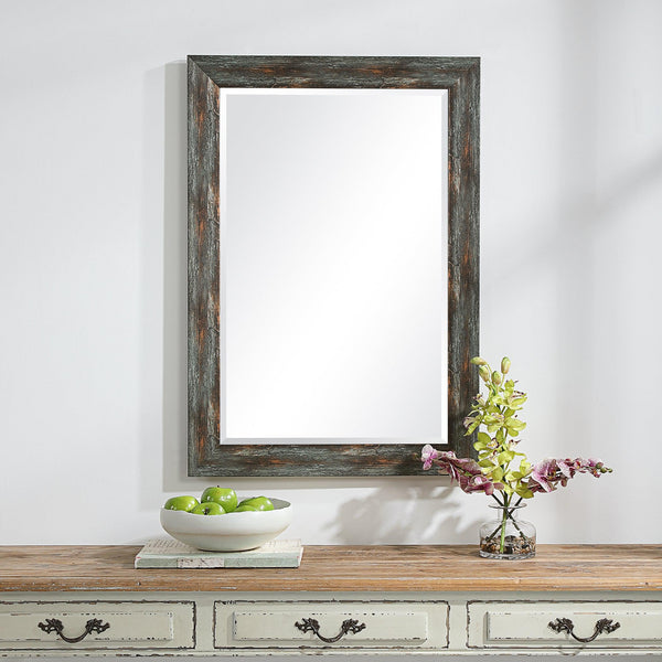 Mirror Owenby Rustic Silver & Bronze Mirror 