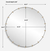 Mirror Pali Industrial Round Mirror 