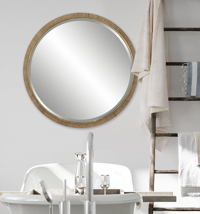 Mirror Paradise Round Rattan Mirror 