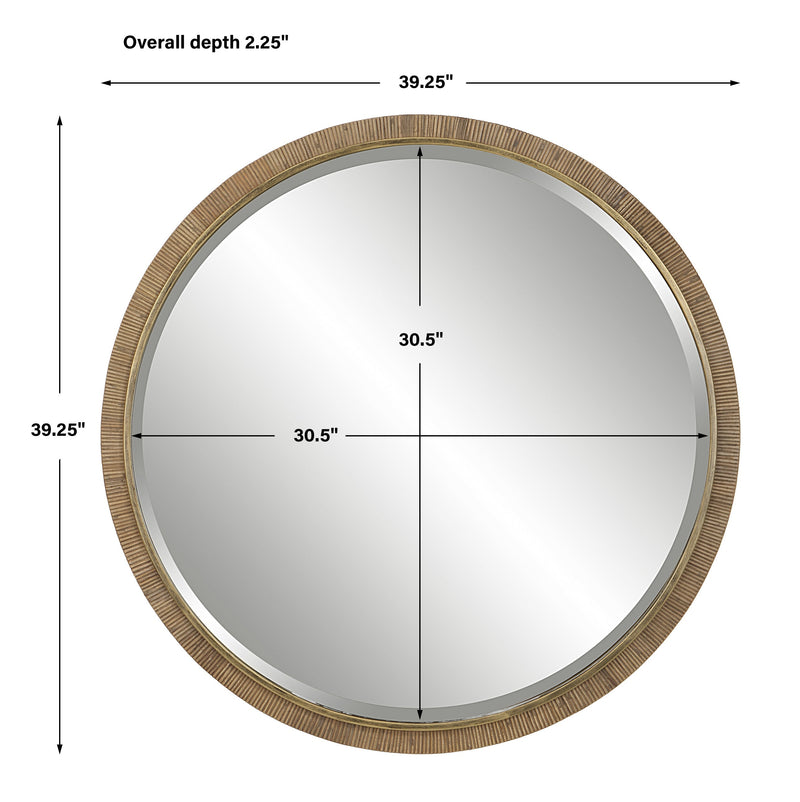 Mirror Paradise Round Rattan Mirror 