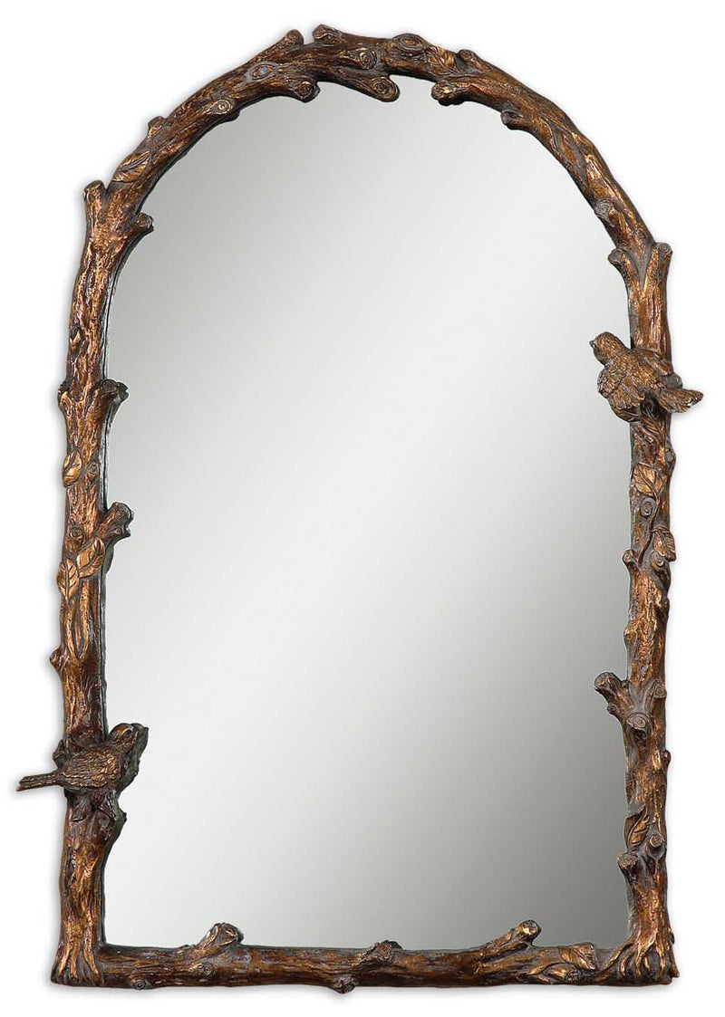 Mirror Paza Antique Gold Arch Mirror 