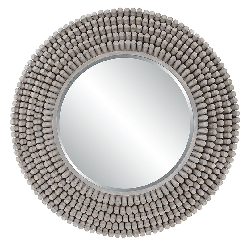 Mirror Portside Round Gray Mirror 