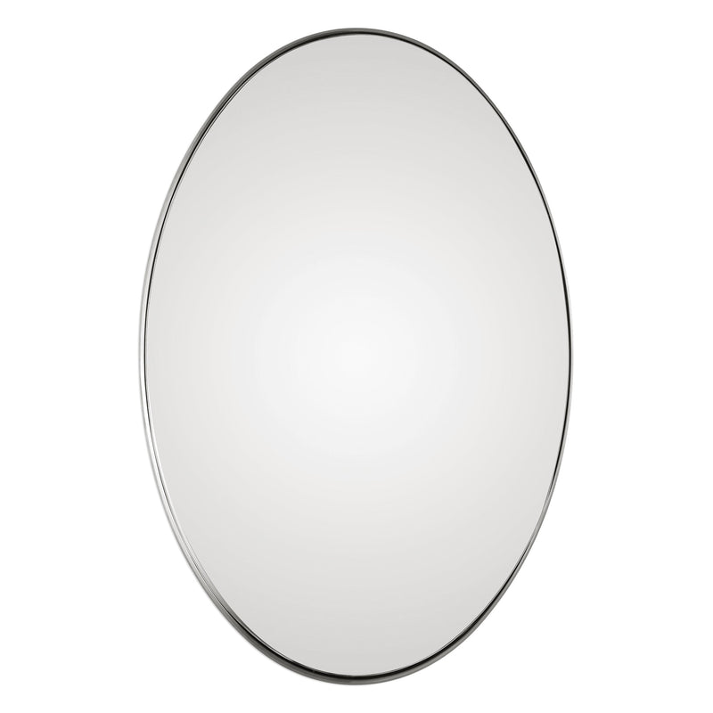 Mirror Pursley Brushed Nickel Oval Mirror 