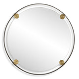 Mirror Radius Round Bronze Iron Mirror 