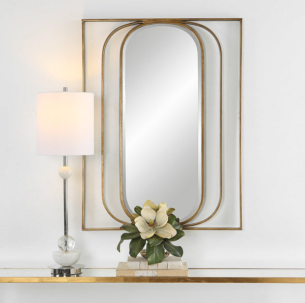 Mirror Replicate Contemporary Oval Mirror 
