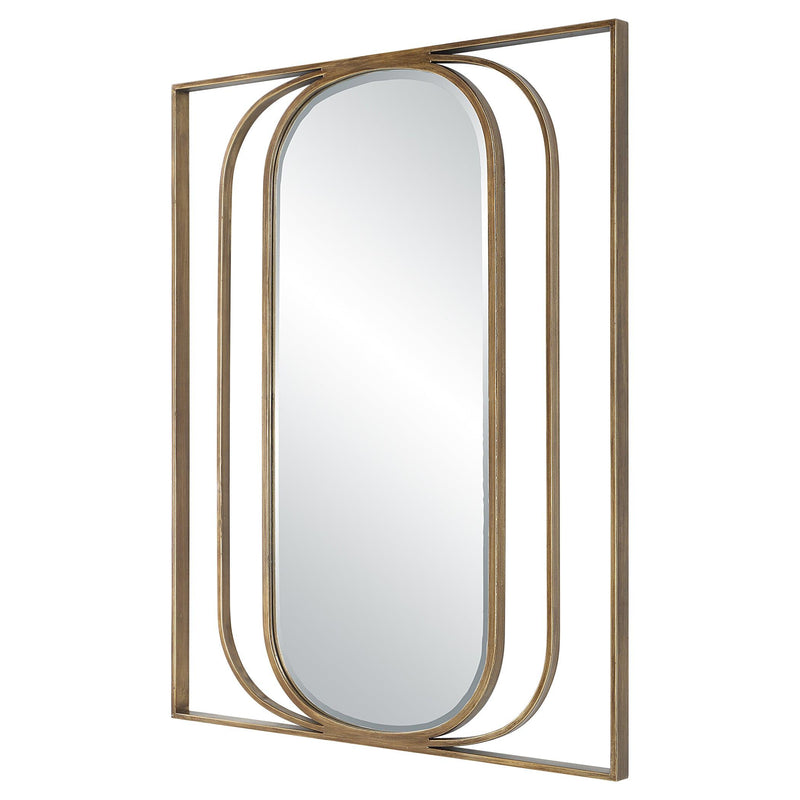 Mirror Replicate Contemporary Oval Mirror 