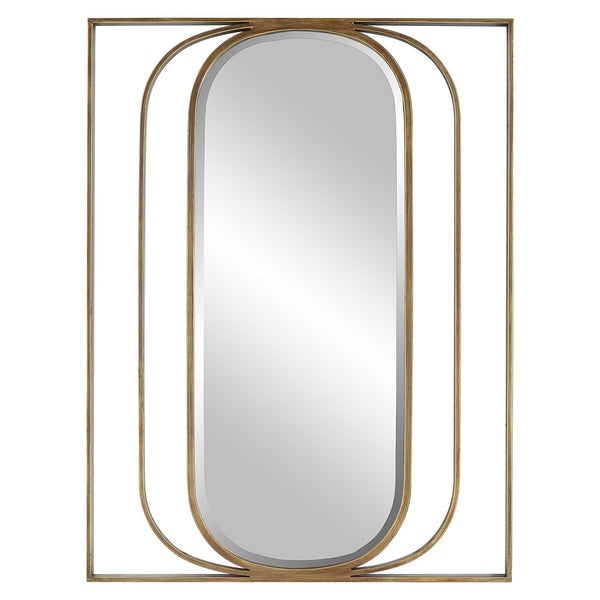 Mirror Replicate Contemporary Oval Mirror 