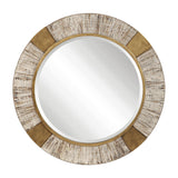 Mirror Reuben Gold Round Mirror 
