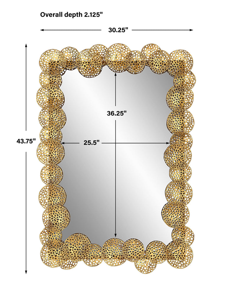 Mirror Ripley Gold Lotus Mirror 