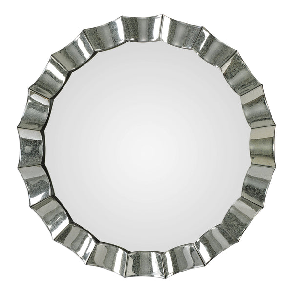 Mirror Sabino Scalloped Round Mirror 
