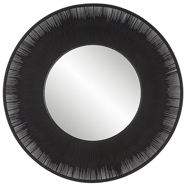 Mirror Sailor's Knot Black Round Mirror 