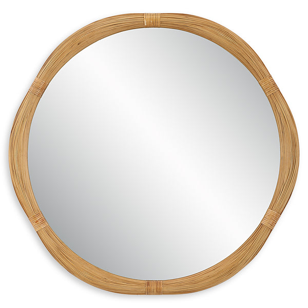 Mirror Salina Round Bamboo Mirror 