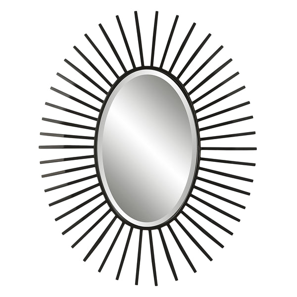 Mirror Starstruck Black Oval Mirror 