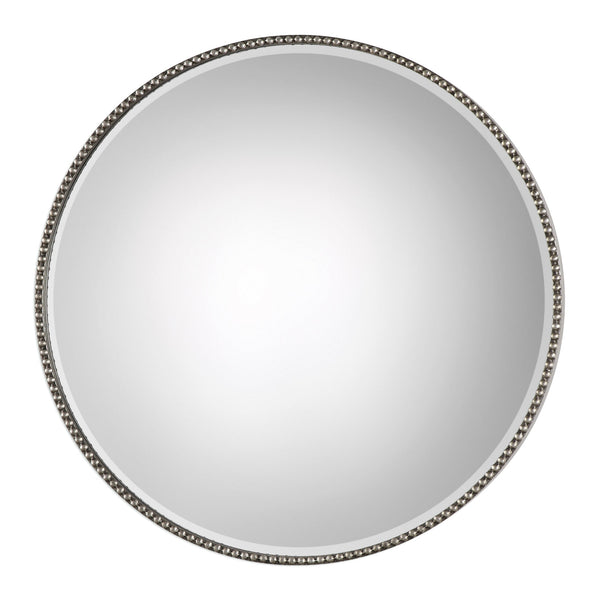 Mirror Stefania Beaded Round Mirror 