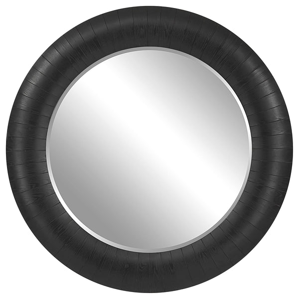Mirror Stockade Dark Round Mirror 