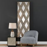 Mirror Tahira Geometric Argyle Pattern Wall Mirror 