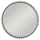 Mirror Round Gunmetal Bauble Mirror 