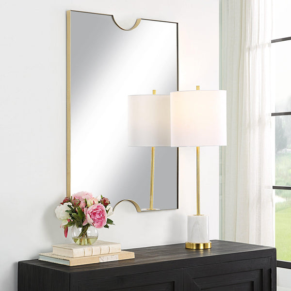 Mirror Ticket Gold Vanity Mirror 