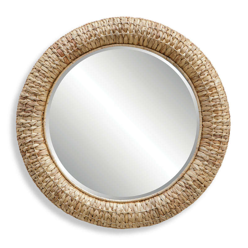 Mirror Twisted Seagrass Round Mirror 