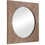 Mirror Uma Wooden Square Mirror 