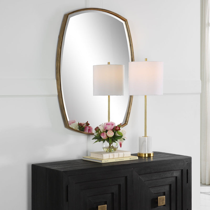 Mirror Varenna Aged Gold Vanity Mirror 