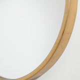 Mirror Varina Minimalist Gold Oval Mirror 