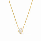 Jewelry Pavé Teardrop Delicate Necklace // Cubic Zirconia 