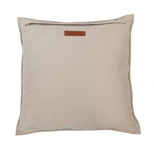 Basketweave Suede Pillow // Camel