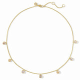 Lifestyle Rainbow Delicate Charm Necklace // Shades of Jade 