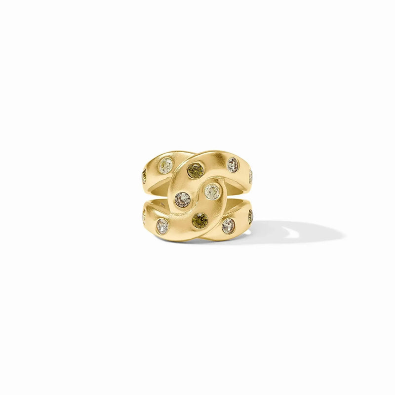 Lifestyle Rainbow Infinity Ring // Shades of Jade 