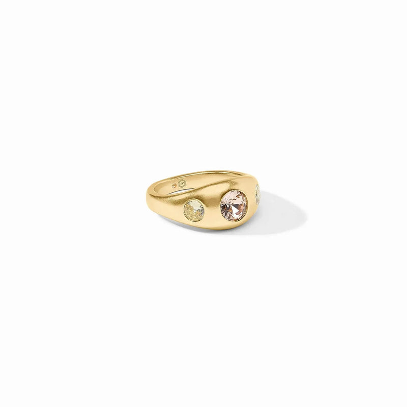 Lifestyle Rainbow Signet Ring // Champagne Radiance 