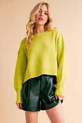  Regina Sweater // Chartreuse 