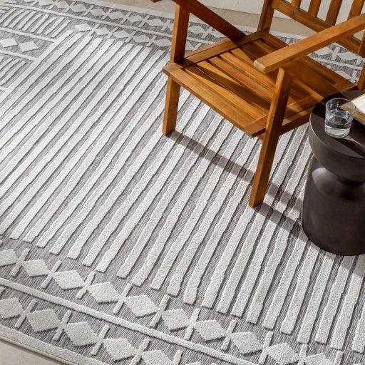 Rug Greenwich Outdoor Rug // Cream & Gray 