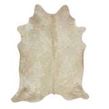 Rug Light Champagne Cowhide Rug Approx. 5.5 x 6.5 