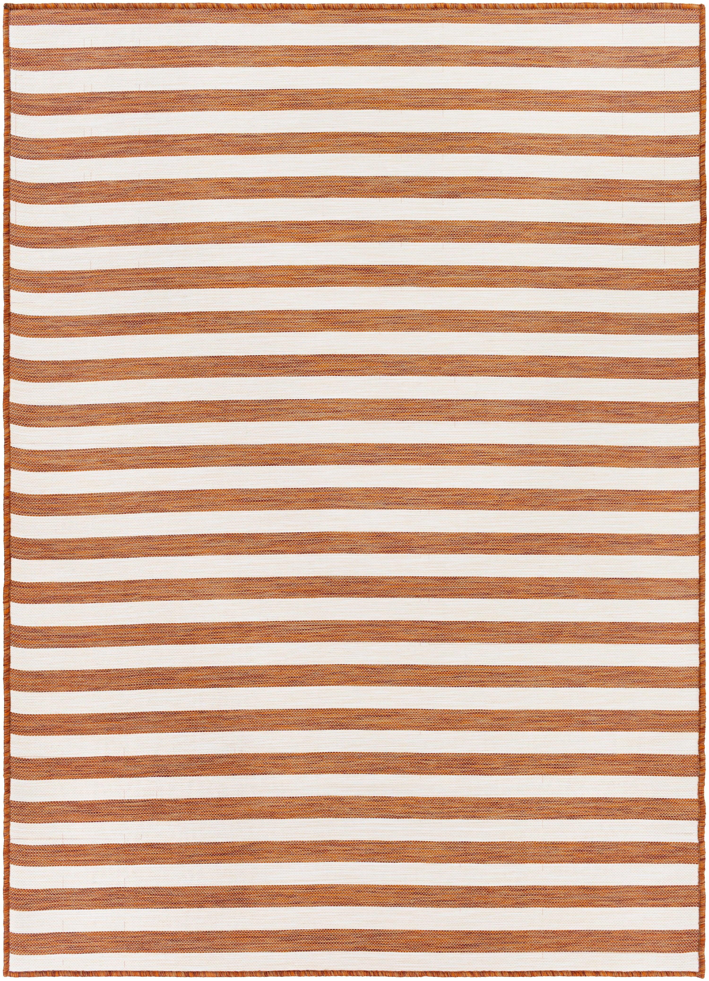 Area Rugs - Pasadena Outdoor Rug // Brick & Cream - 5'3